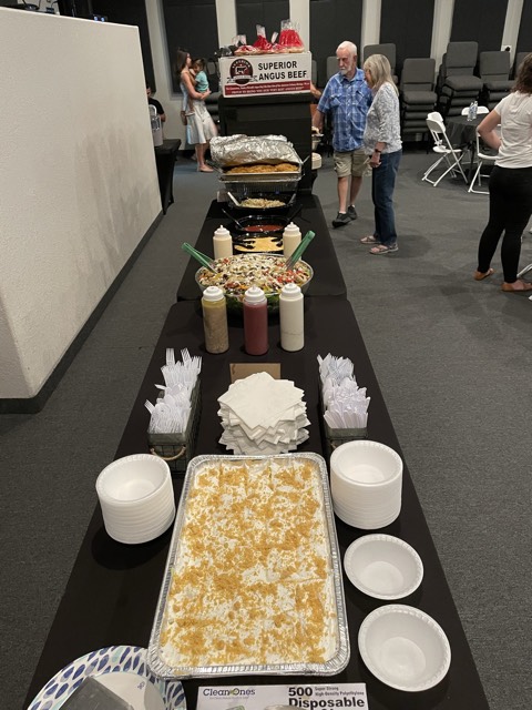 Dessert and Salad at Event