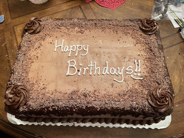 Happy Birthday Chocolate Cake