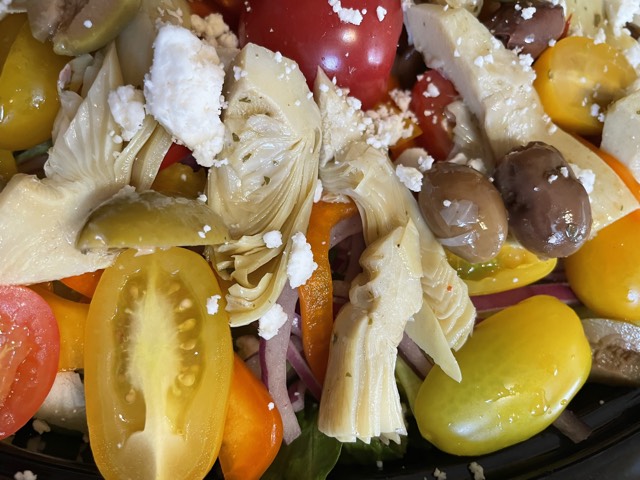 Greek Salad Close Up